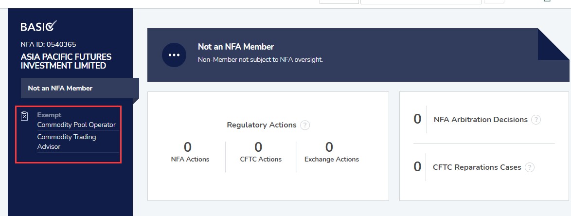 الرابطة الوطنية للعقود الآجلة (NFA)-صورة 1