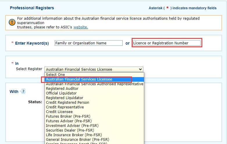 هيئة الأوراق المالية والاستثمارات الأسترالية ASIC-Pic no.3