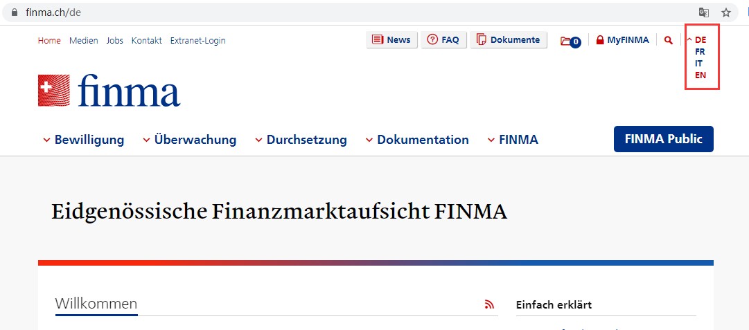 هيئة الإشراف على الأسواق المالية السويسرية FINMA-صورة 1